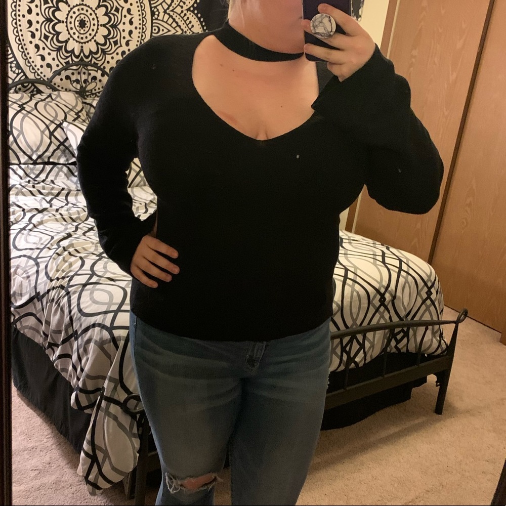 💕Open Chest/Wide sleeve Sweater